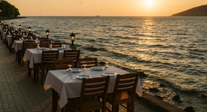 Büyükada Sahil Restoranları: Deniz Kenarında Yemek Keyfi